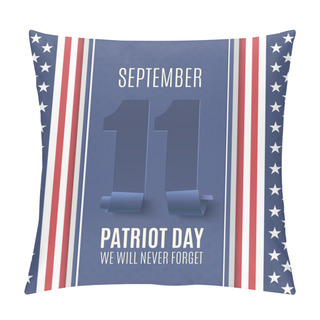 Personality  Patriot Day Background Pillow Covers