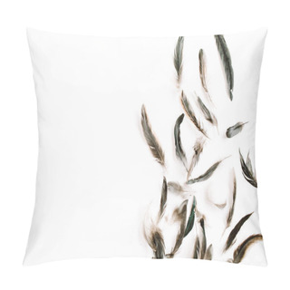 Personality  Bird Feathers Pattern Pillow Covers