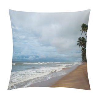 Personality  Seascape On Stormy Day Pillow Covers