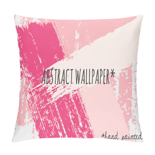 Personality  Abstract Brush Strokes Wallpaper Design Pillow Covers