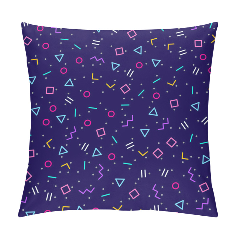 Personality  Abstract Geometric Background, Memphis Style Pillow Covers