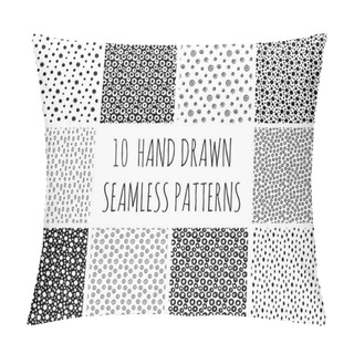 Personality  Hand Drawn Polka Dot Seamless Patterns Collection Pillow Covers