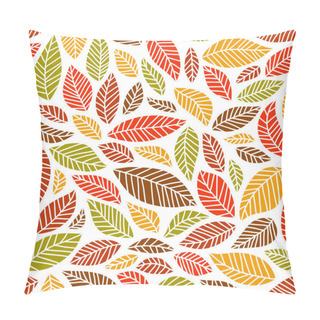 Personality  Seamless Leaves Pattern Pillow Covers