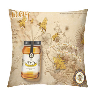 Personality  Wildflower Honey Ads Pillow Covers