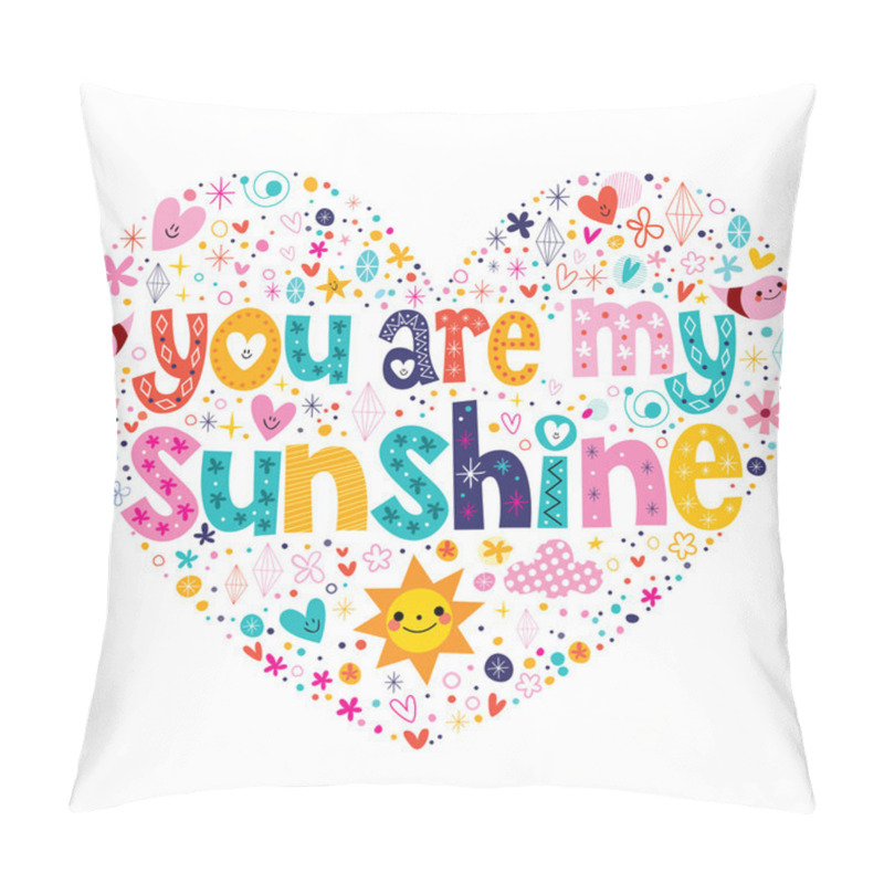 Personality  You are my sunshine card pillow covers