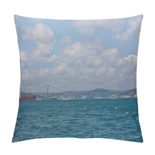Personality  Bosphorus Bridge Over Strait Pillow Covers