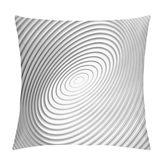 Personality  Design Monochrome Whirl Circular Motion Background. Abstract Str Pillow Covers