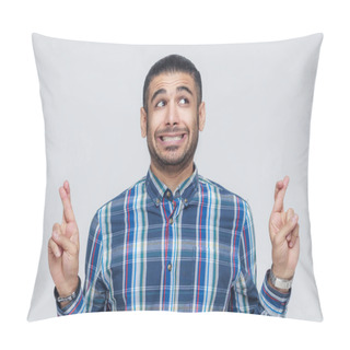 Personality  The Very Cunning Businessman, Crossing Fingers For Good Luck, Ho Pillow Covers