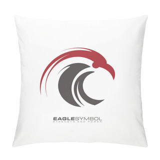 Personality  Eagle Symbol Vector Template Pillow Covers