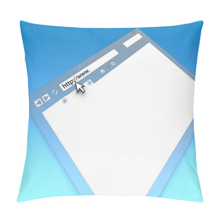 Personality  Browser Window Pillow Covers