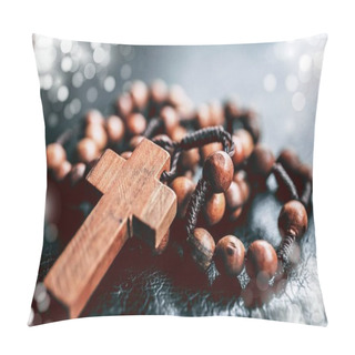 Personality  Hallelujah! According To A Dominican Tradition, The Rosary Was Given To Saint Dominic In An Apparition By The Blessed Virgin Mary In The Year 1214 In The Church Of Prouille. This Marian Apparition Received The Title Of Our Lady Of The Rosary. Pillow Covers