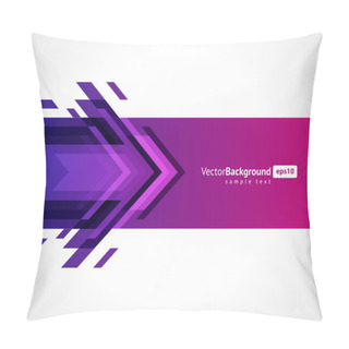 Personality  Arrows Vector Background. Eps 10 Pillow Covers