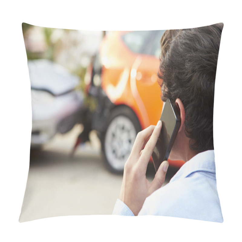 Personality  Driver Making Phone Call After Accident pillow covers