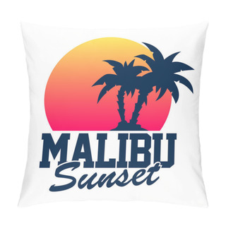 Personality  Malibu Sunset Pillow Covers