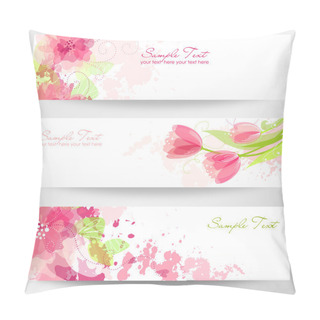 Personality  Beautiful Floral Headers Pillow Covers