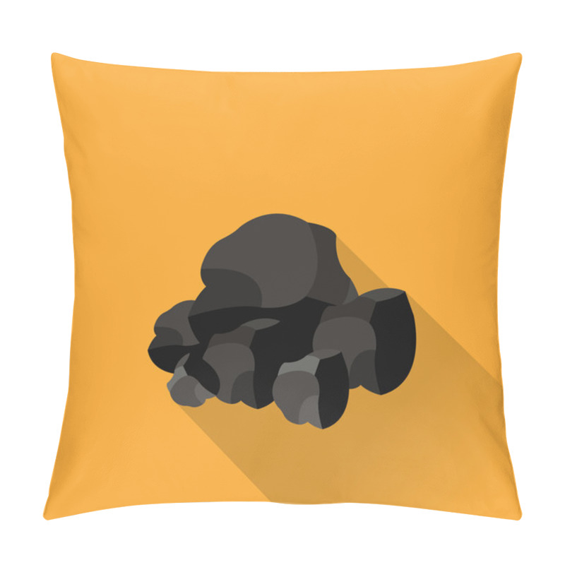 Personality  pile of coal rocks pillow covers