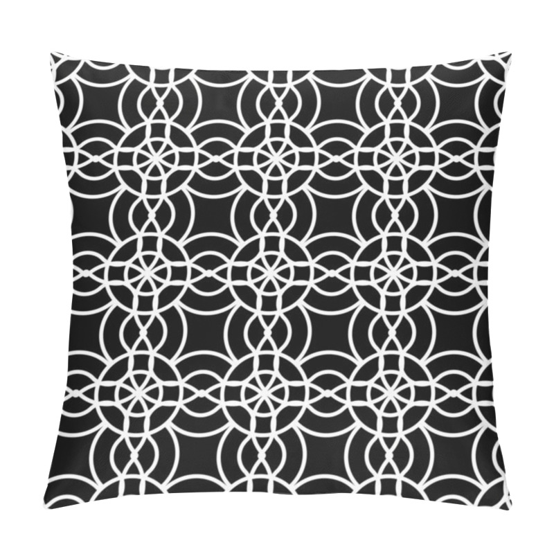 Personality  Design seamless monochrome grating pattern pillow covers