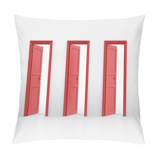 Personality  Three Open Doors Pillow Covers