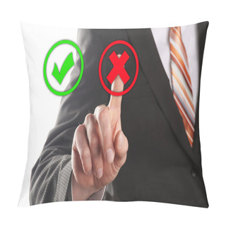 Personality  Select The Button Wrong Pillow Covers