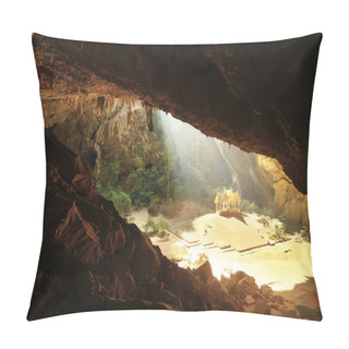 Personality  The Beautiful Nature Of The Khao Khanap Nam Cave In Krabi Thailand  Pillow Covers