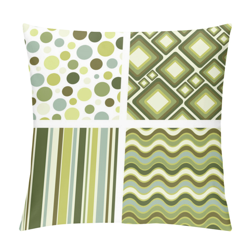 Personality  Retro Seamless Pattern Pillow Covers