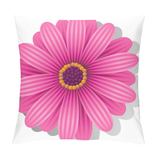 Personality  Beautiful Pink Gerber Daisy Pillow Covers