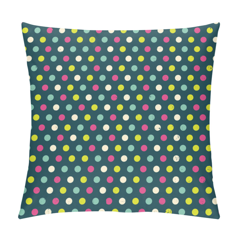 Personality  seamless vector abstract geometric dots pattern design pillow covers