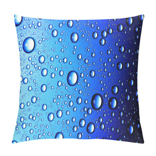 Personality  Water Drops Closeup. Pillow Covers