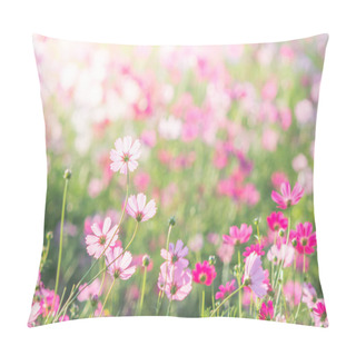 Personality  Selective Focus Of Cosmos Pillow Covers