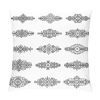 Personality  Borders Collection In Ethnic Style Pillow Covers
