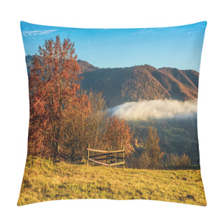 Personality  Foggy And Hot Sunrise In Carpathian Mountains Pillow Covers