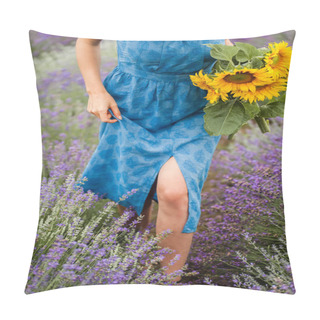 Personality  Walking In A Lavender Fields. Pillow Covers