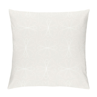 Personality  Seamless Vector Linear Pattern, Floral Motifs Pillow Covers