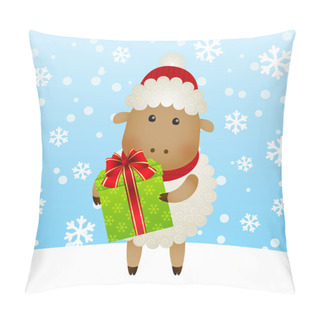 Personality  New Year Sheep Pillow Covers