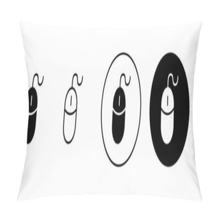 Personality  Mouse Icons Set. Click Sign And Symbol. Pointer Icon Vector. Pillow Covers