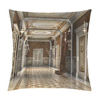 Personality  Corridor In A Palace Pillow Covers