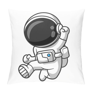 Personality  Cute Astronaut Themed Vector Design Suitable For A Children's Book Cover Pillow Covers