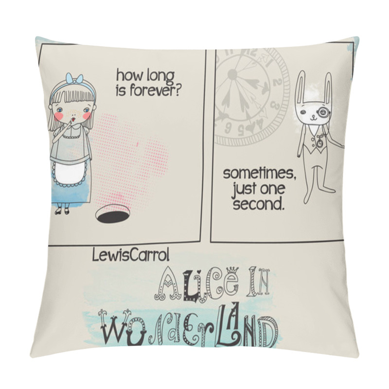 Personality  Alice in Wonderland Quotes pillow covers