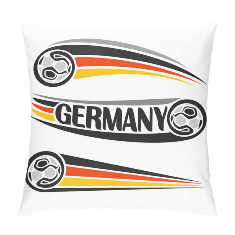 Personality  The image on the theme of German football pillow covers