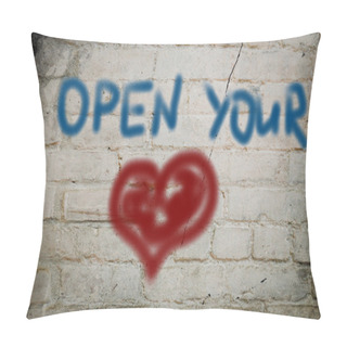Personality  Open Your Heart Concept Pillow Covers
