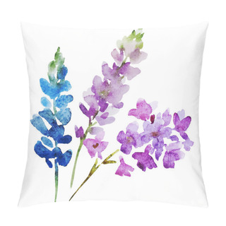 Personality  Watercolor Flowers Pillow Covers