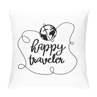 Personality  Travel Adventure Calligraphy Messsage Font Pillow Covers