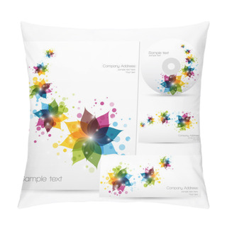 Personality  Floral Corporate Template Vector Pillow Covers