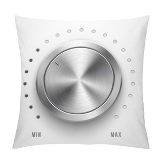 Personality  Abstract Technology Volume Knob With Metal Texture Pillow Covers
