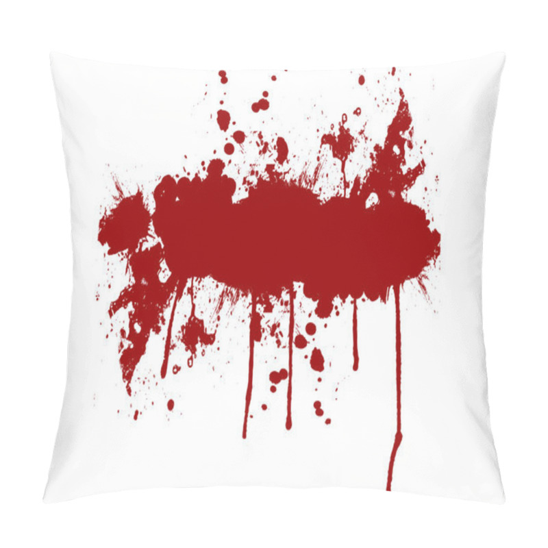 Personality  Vector red ink splatter background  with a space for your text.  pillow covers
