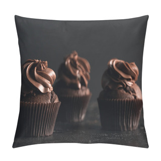Personality  Chocolate Cupcakes Pillow Covers