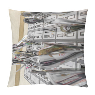 Personality  Mail Boxes Filled Of Leaflets Pillow Covers