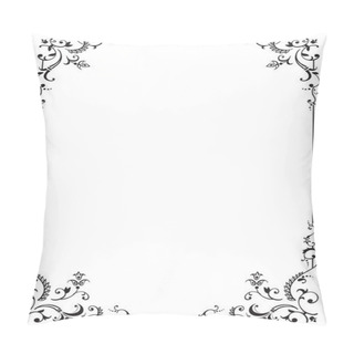 Personality  Calligraphic Frame And Page Decoration. Vector Illustration Pillow Covers