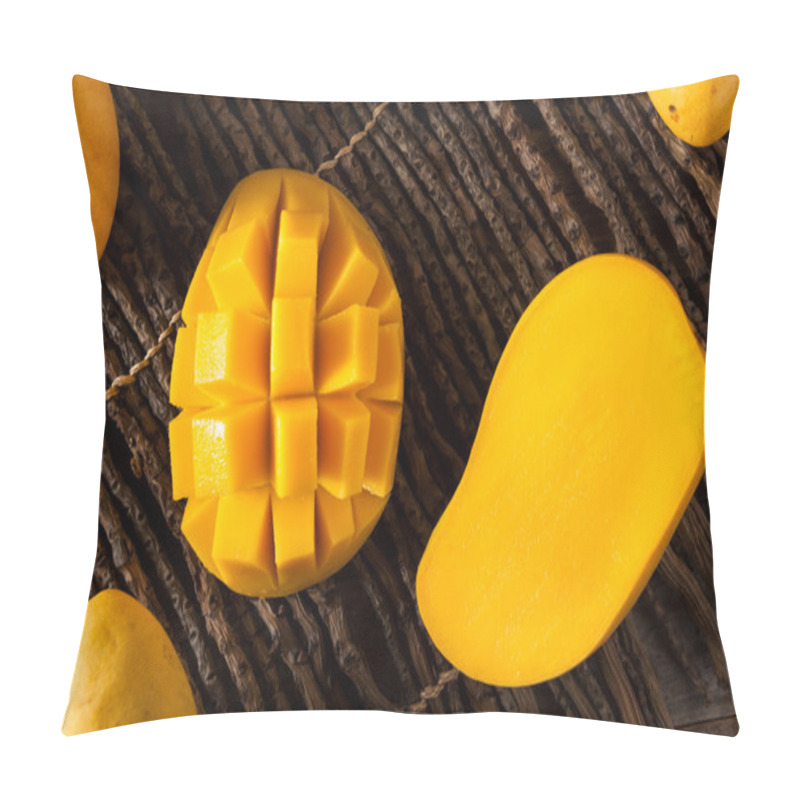 Personality  Raw Organic Yellow Mangos Pillow Covers
