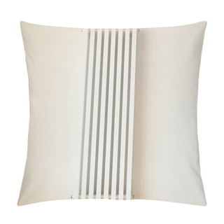 Personality  White Heating Radiator Near Wall In Apartment  Pillow Covers